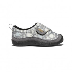 Keen Howser Wrap Sneakers Big Kinder Grau Weiß | EFU8836AK