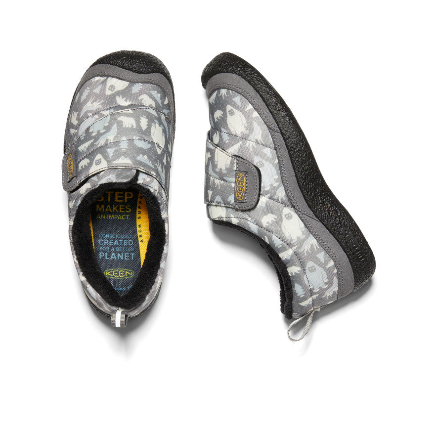 Keen Howser Wrap Sneakers Big Kinder Grau Weiß | EFU8836AK