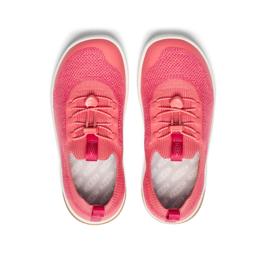 Keen KNX Knit Sneakers Big Kinder Rosa Weiß | XOO2851HL