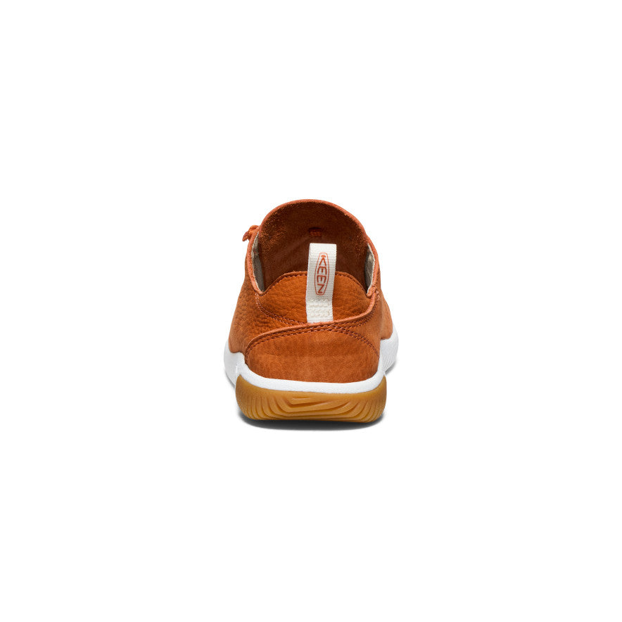 Keen KNX Leather Sneakers Big Kinder Gold Weiß | SSM740FS