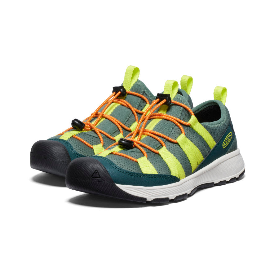 Keen Motozoa Sneakers Big Kinder Grün Tiefesrot | YCX2857RW