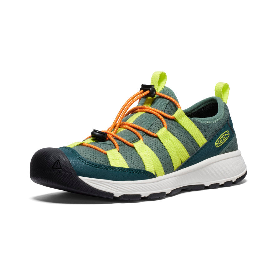 Keen Motozoa Sneakers Big Kinder Grün Tiefesrot | YCX2857RW