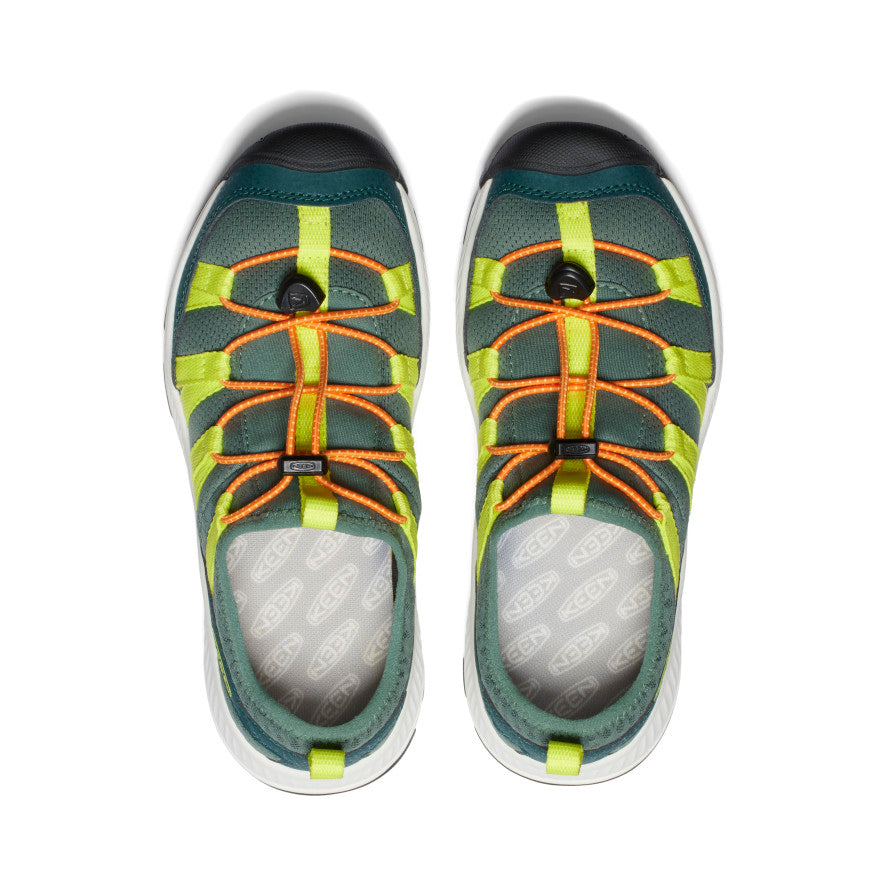 Keen Motozoa Sneakers Big Kinder Grün Tiefesrot | YCX2857RW